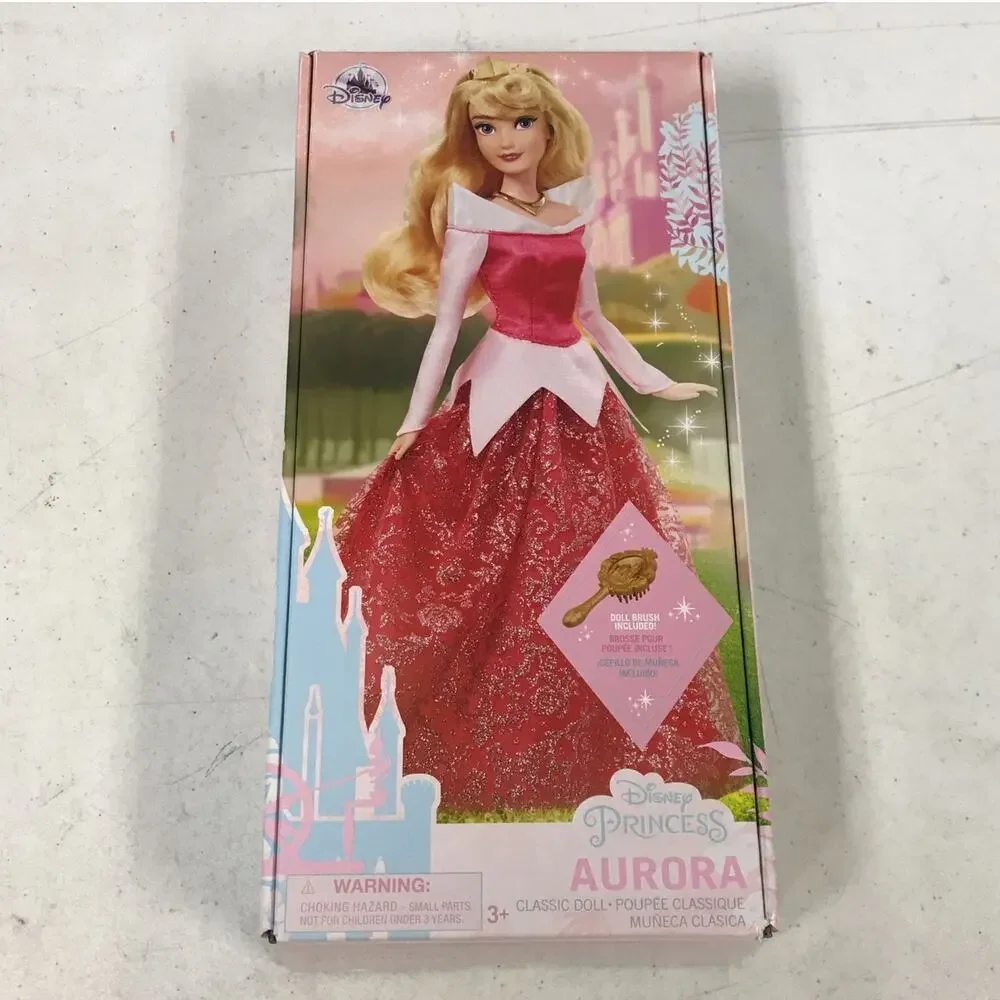 Disney Princess Aurora Sleeping Beauty Doll with Brush for Kids, 11.5" T… - Picture 1 of 4